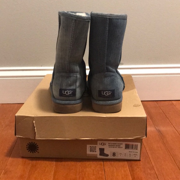 UGG Shoes - Classic Short Ugg boot - washed denim